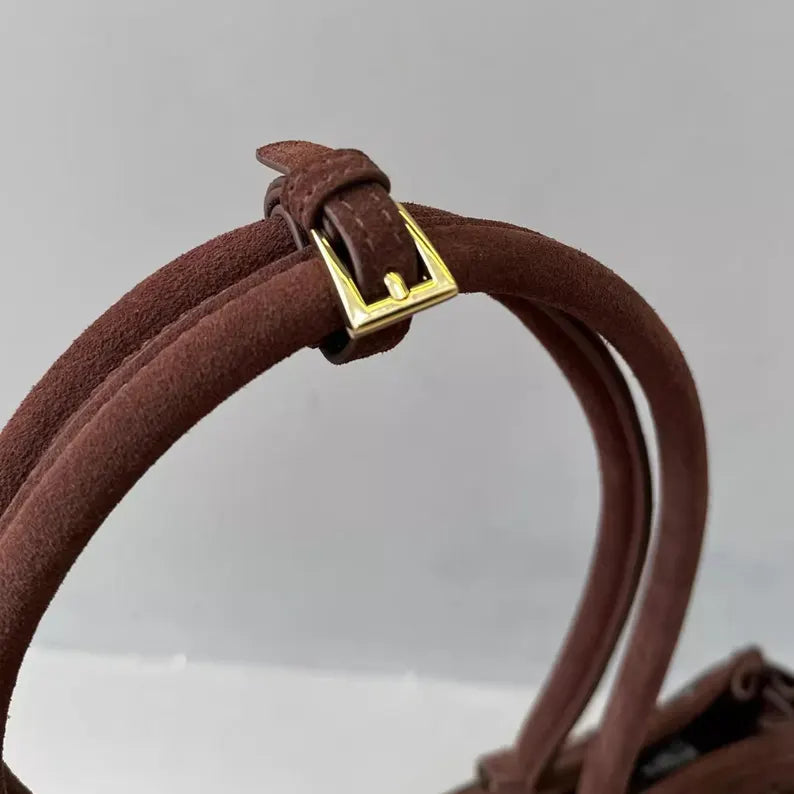 Luxury Suede Cowhide Bag