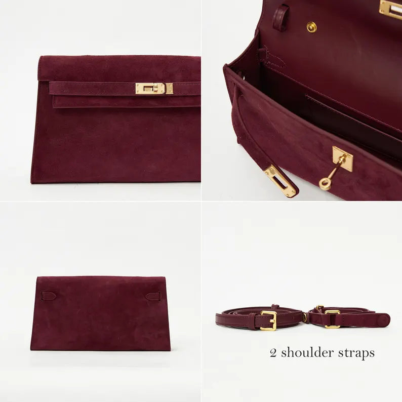 Classic Genuine Suede Shoulder Bag