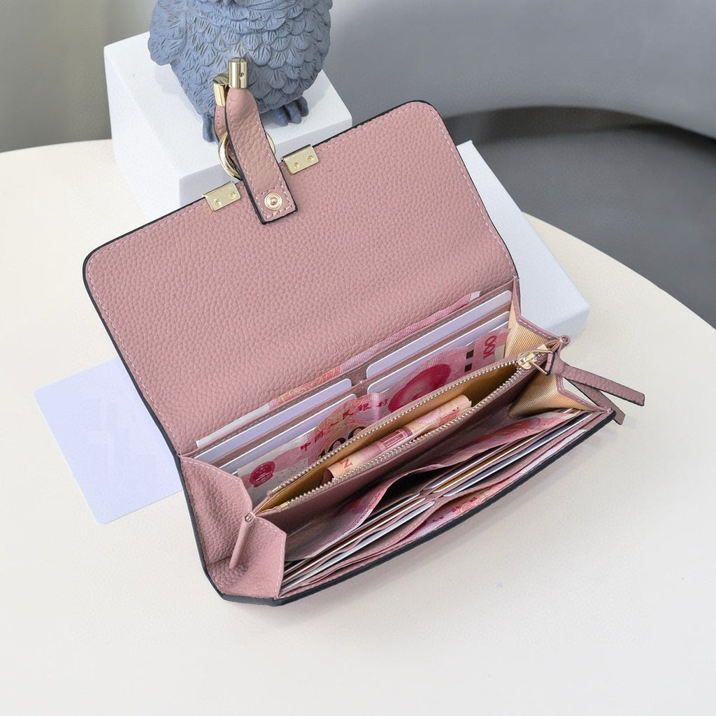 Midnight Elegance Slim Compact Wallet