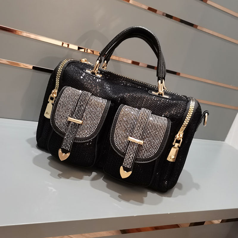 Shiefer Rhinestone-Embellished Bag