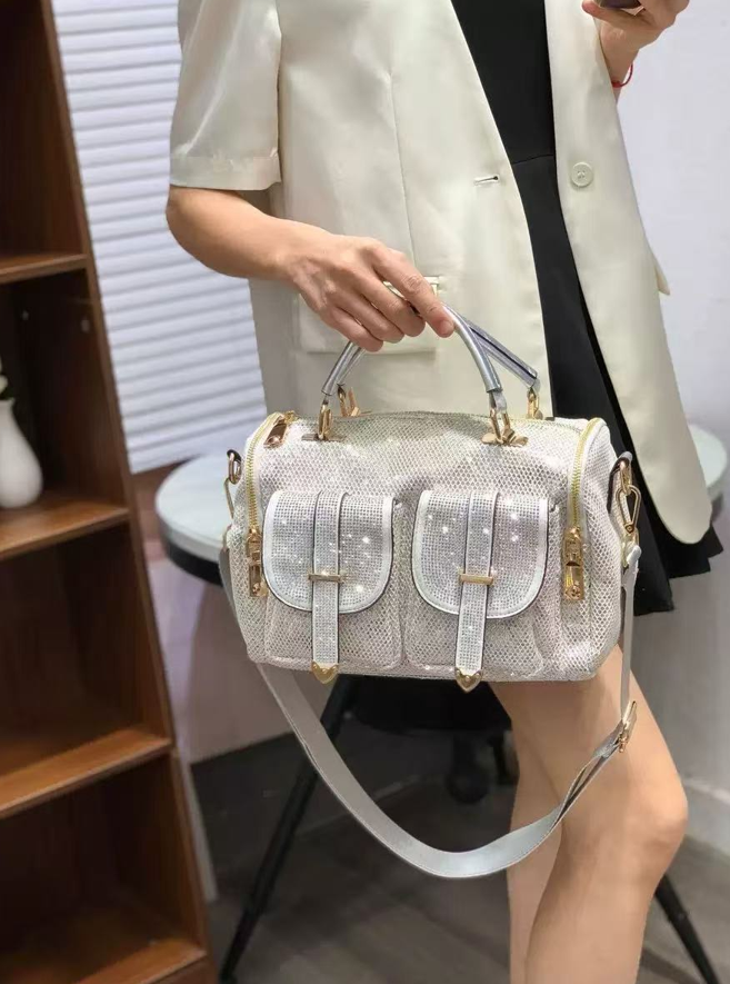 Shiefer Rhinestone-Embellished Bag